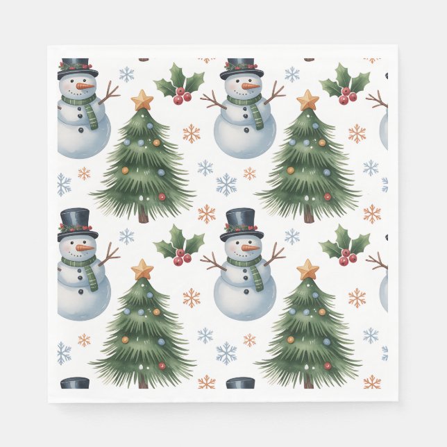 Paper Napkin- Christmas Tableware Napkin (Front)