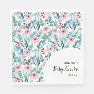 Paper Napkin for baby shower with cute design.