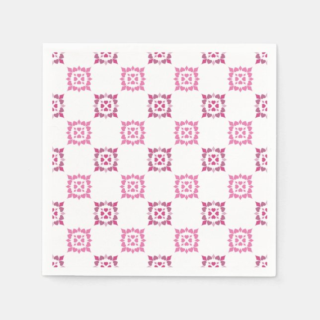 Paper napkin for Valentine's Day (Front)