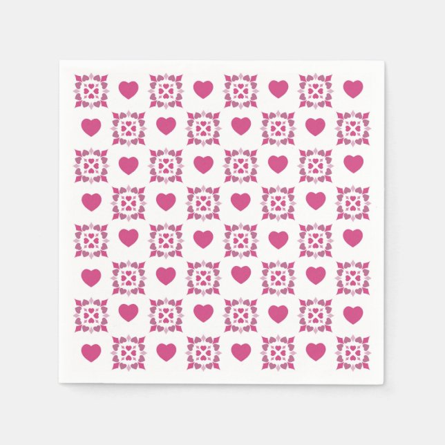 Paper Napkin for Valentine's Day (Front)