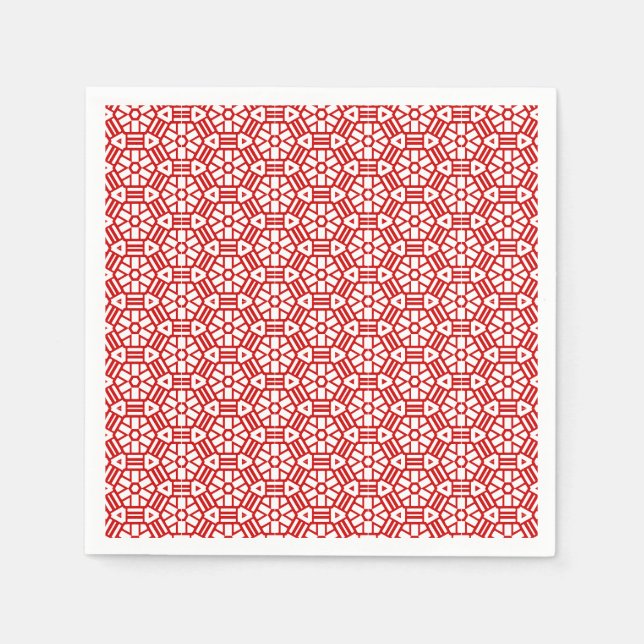 Paper Napkin - Hexagon and Bars (Front)
