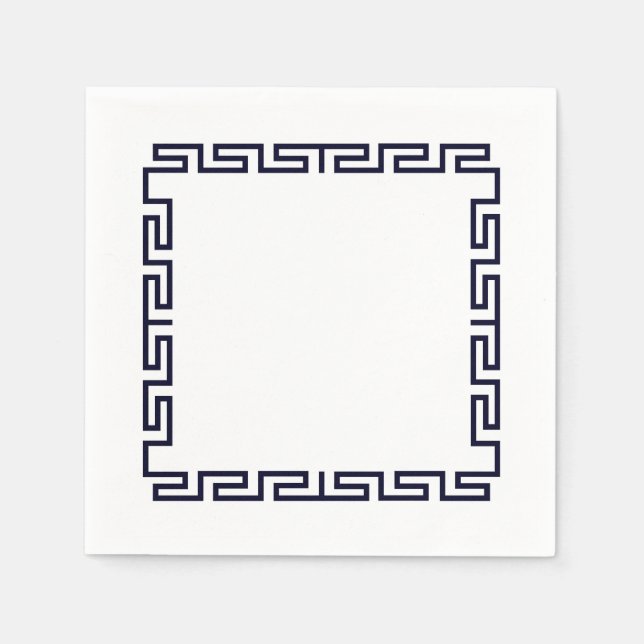 Paper napkin "Mykonos" (Front)