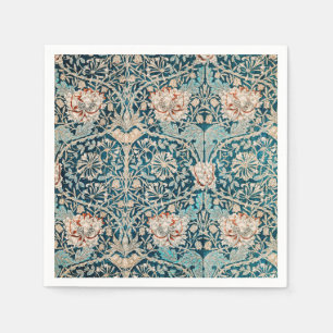 PAPER NAPKIN : WILLIAM MORRIS : HONEYSUCKLE