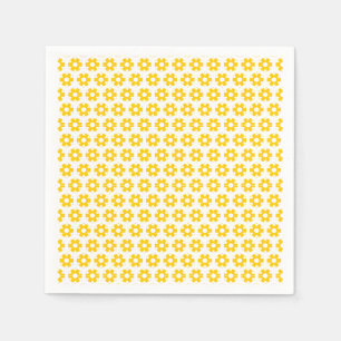 Paper Napkin - Yellow Florets