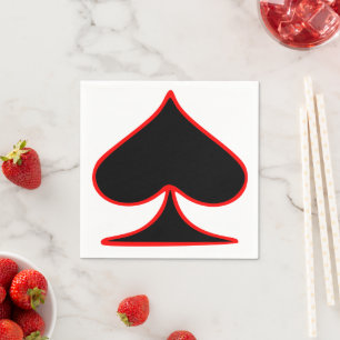 Paper Napkins, Ace of Spades Napkins