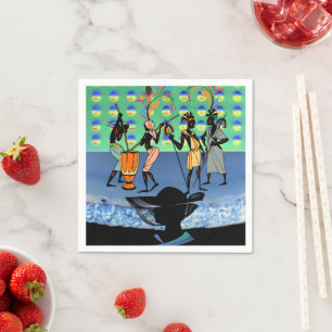Paper Napkins, African Woman Napkin