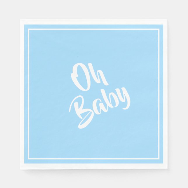 Paper Napkins-Baby Boy Napkin (Front)