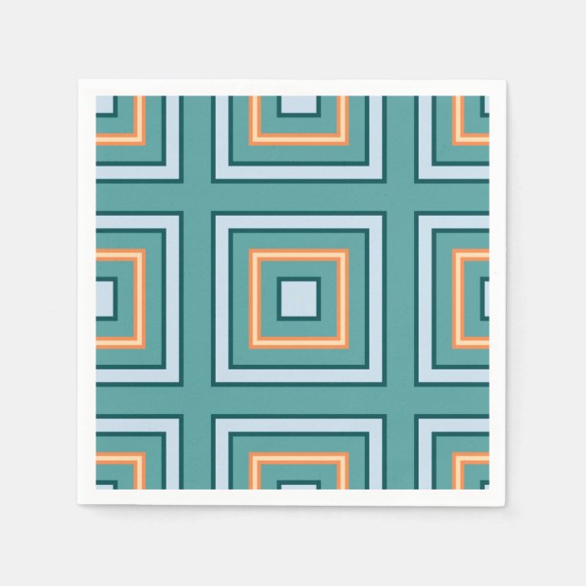 Paper Napkins - Big and Little Squares (Front)