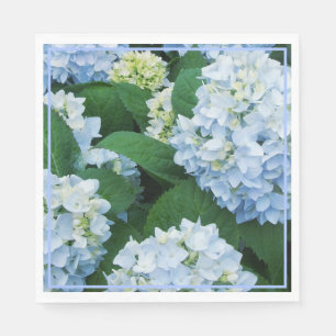 Paper Napkins-Blue Hydrangeas Napkin