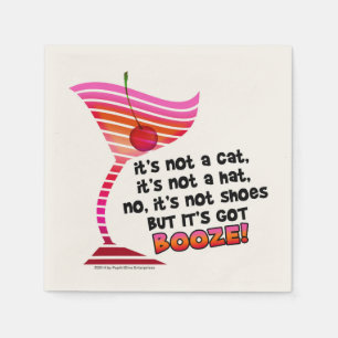 PAPER NAPKINS - BUT IT'S GOT BOOZE!