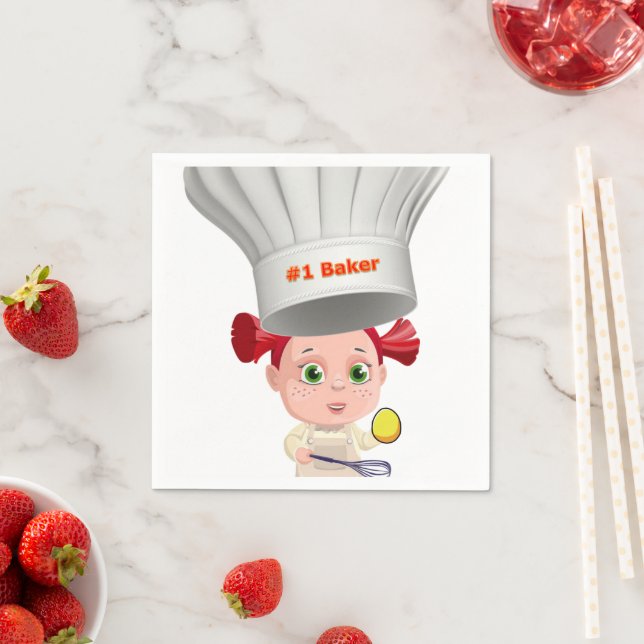 Paper Napkins, Chef Baker Bakery Napkin (Insitu)