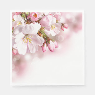Paper Napkins-Cherry Blossoms Napkin