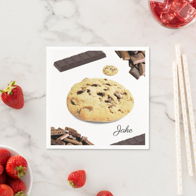 Paper Napkins, Chocolate Chip Cookies Napkin (Insitu)