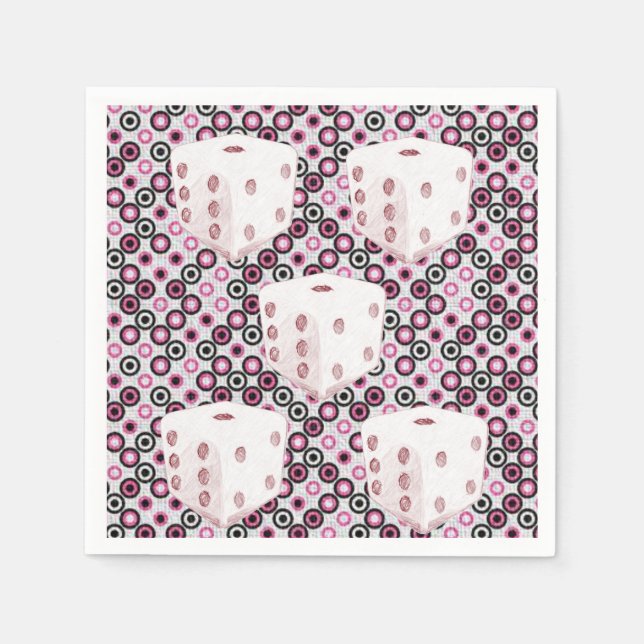 Paper Napkins Dice (Front)