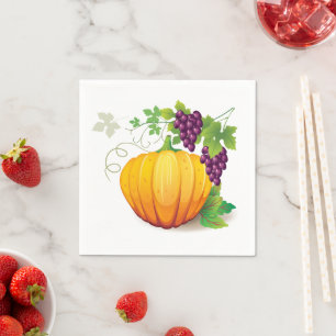 Paper Napkins-Fall Harvest Napkin