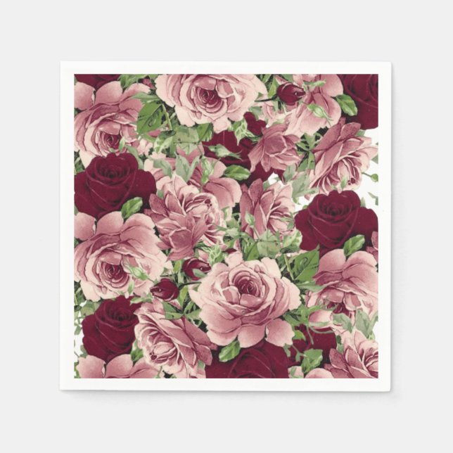 Paper Napkins Floral (Front)