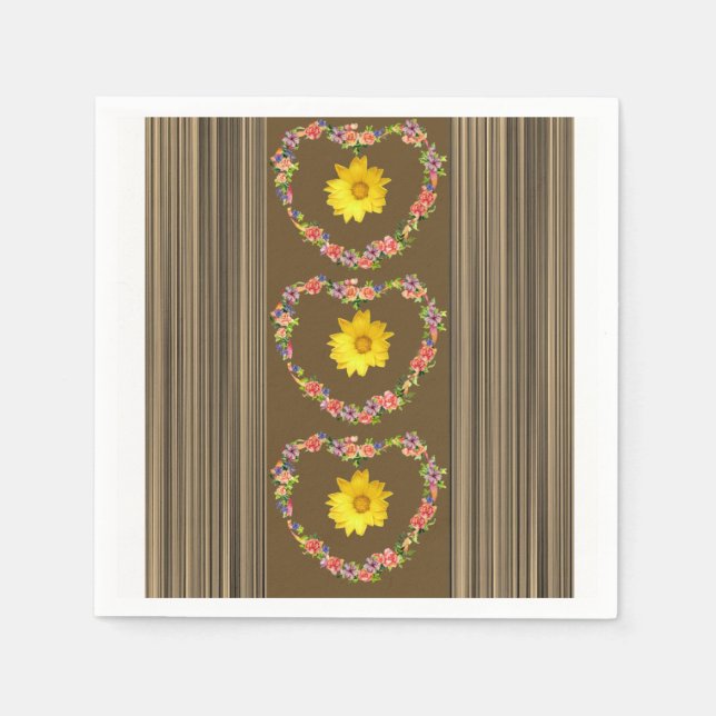 Paper Napkins Floral (Front)