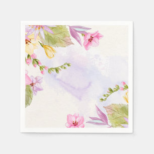 Paper Napkins-Floral Print Napkin