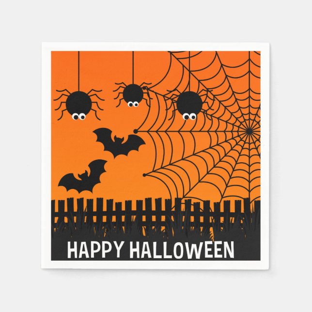 Paper Napkins-Halloween Napkin (Front)
