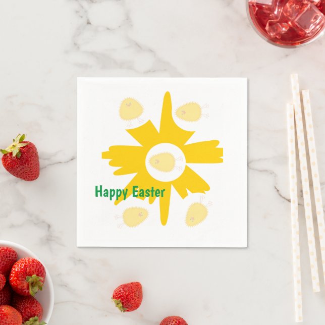 Paper Napkins, Happy Easter  Napkin (Insitu)
