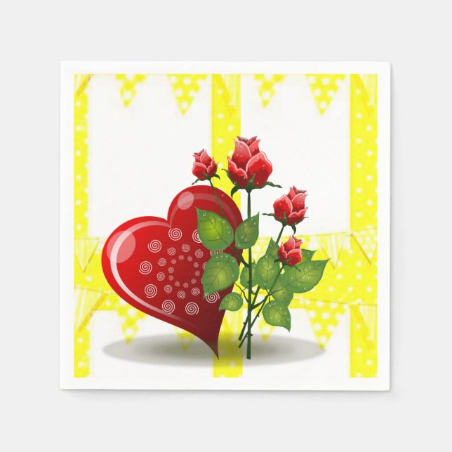 Paper Napkins Heart (Front)