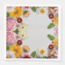 PAPER NAPKINS,HOME DECORE, FLOWER DESIGN