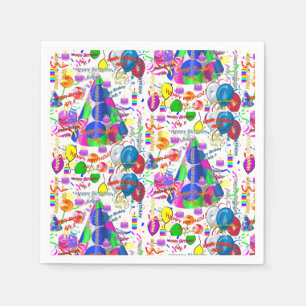 Paper Napkins July, 9 Birthday