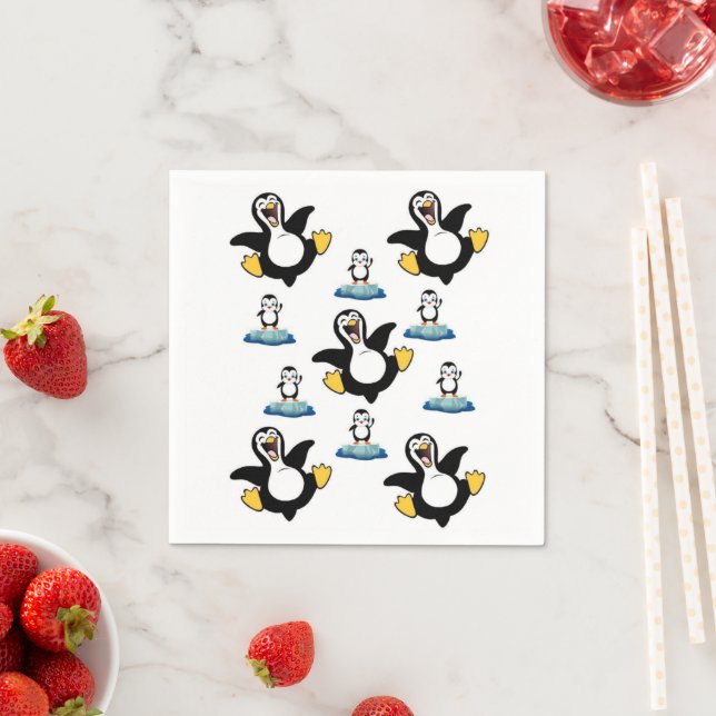 Paper Napkins, Penguin Napkin (Insitu)