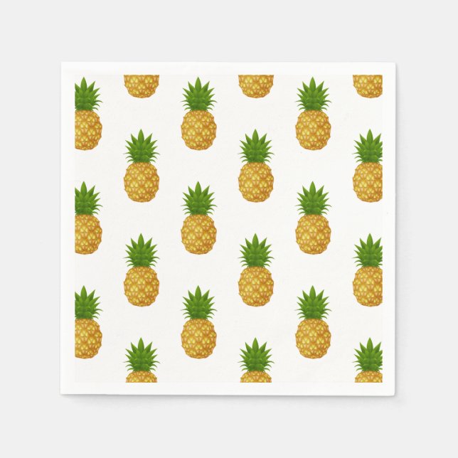 Paper Napkins-Pineapples Napkin (Front)