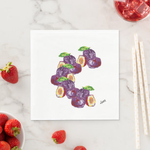 Paper Napkins : Plum's