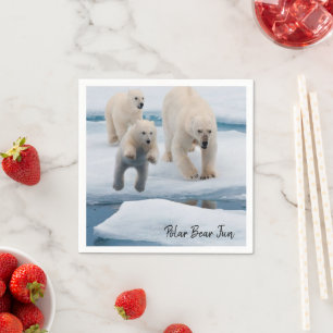Paper Napkins, Polar Bear Napkin
