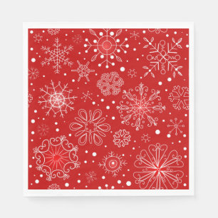 Paper Napkins- Snowflakes Napkin