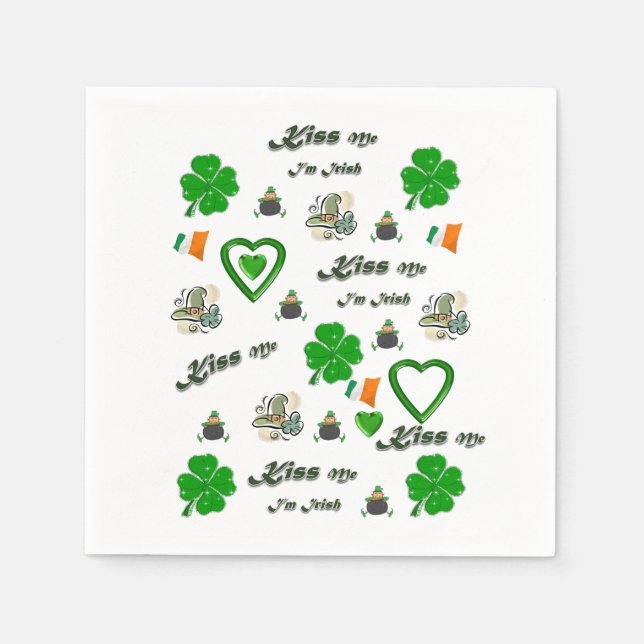 Paper Napkins St. Patrick's Day (Front)