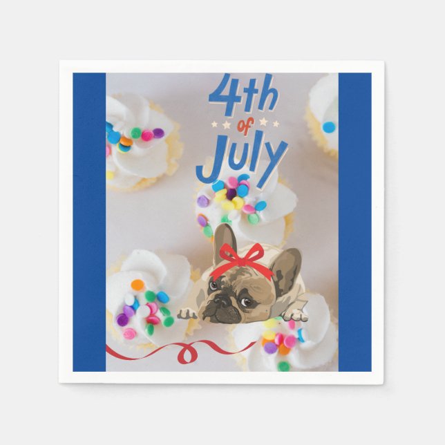 Paper Napkins, Standard Cocktail Napkin (Front)