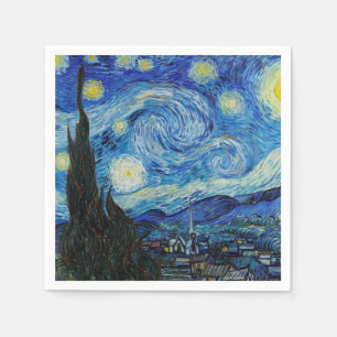 PAPER NAPKINS : VAN GOGH : STARRY NIGHT
