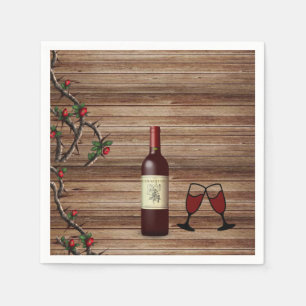 Paper Napkins Wine