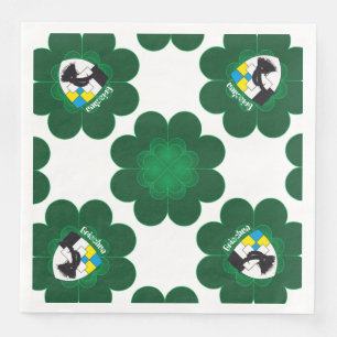 Paper napkins with gray-band coat of arms Switzerl