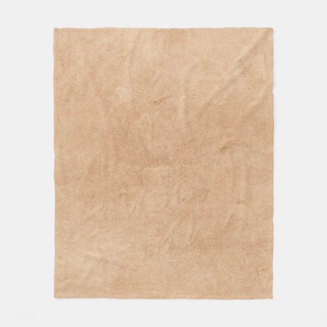 Paper old texture parchment fleece blanket (Front)