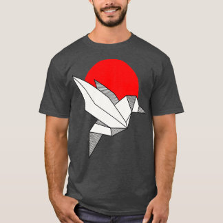 Paper Origami Bird T-Shirt