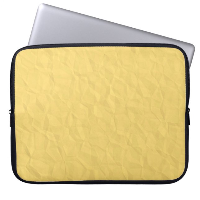 Paper page background texture laptop sleeve (Front)