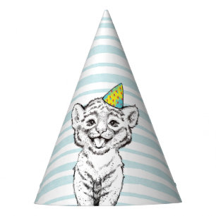 Paper Party Hat for 5th Anniversary Party.