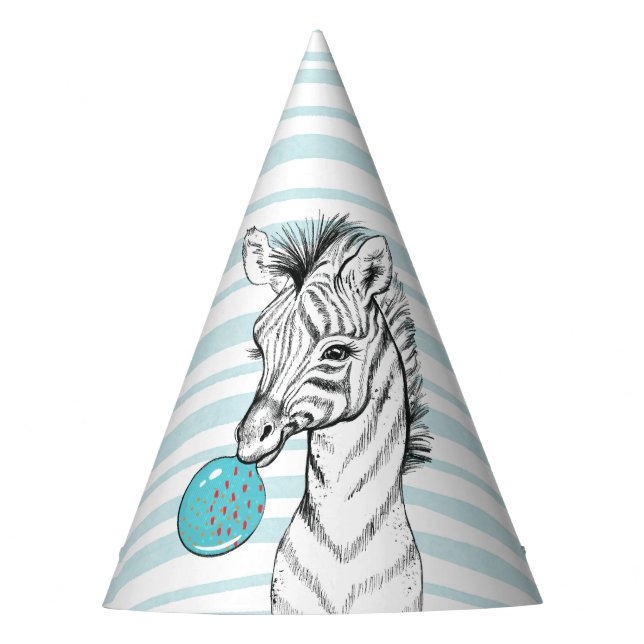 Paper Party Hat for 5th Anniversary Party. (Front)