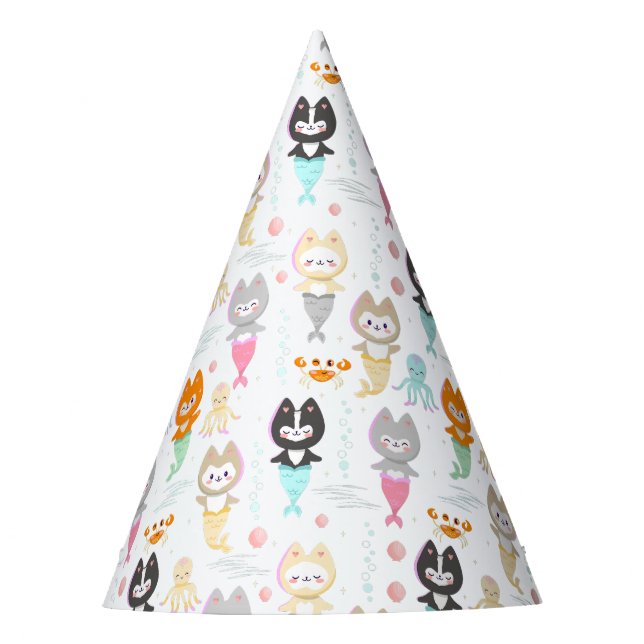 Paper Party Hats for a nautical themed birthday. (Front)