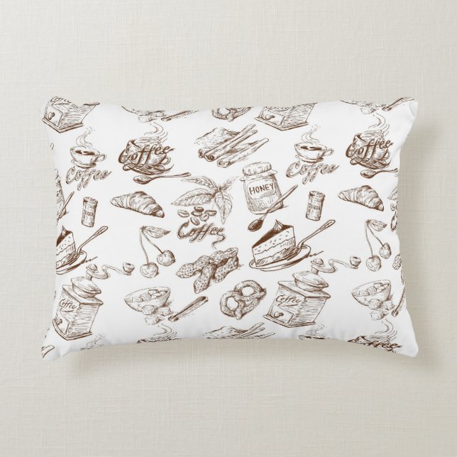 Paper pattern decorative cushion (Front)