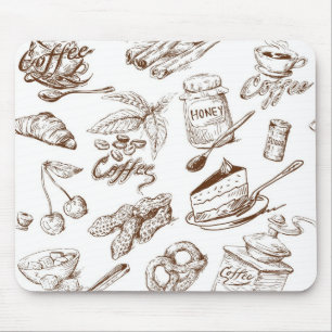 Paper pattern mouse pad