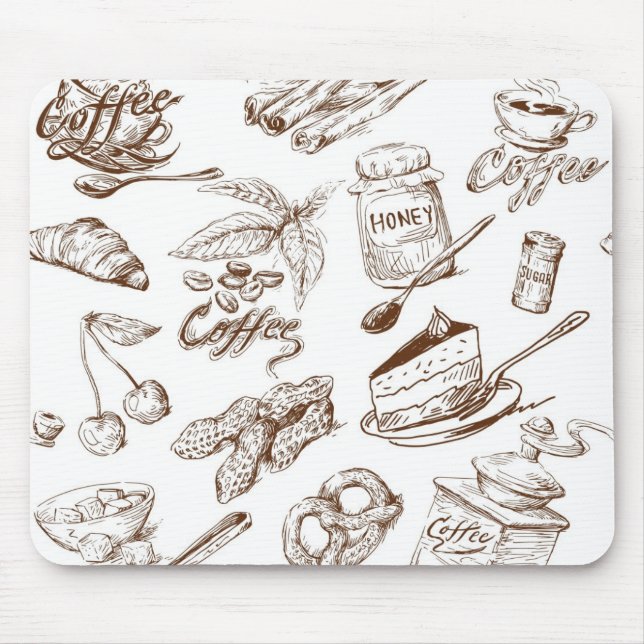 Paper pattern mouse pad (Front)