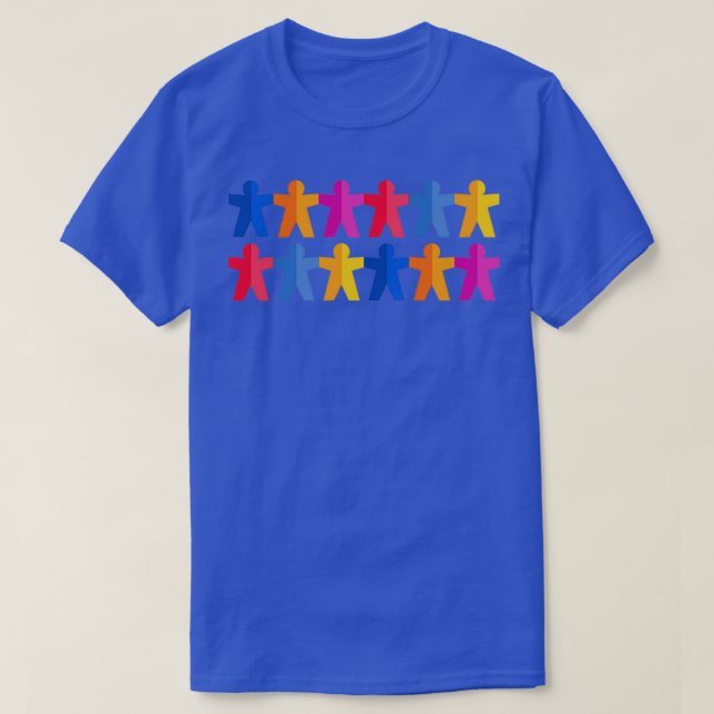 Paper People Chain T-Shirt (Design Front)