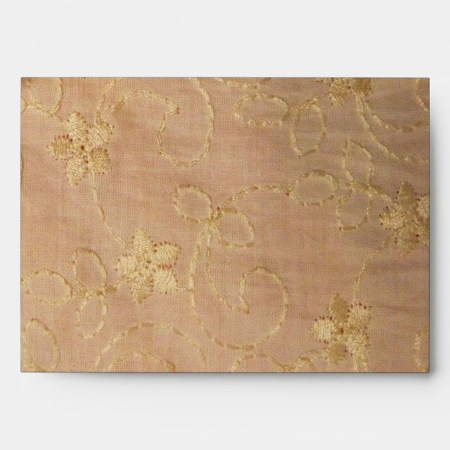 Paper Petals Flower Bar Bat Mitzvah Envelope (Front)