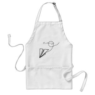 Paper Plane Flying Thunder_Cove Standard Apron