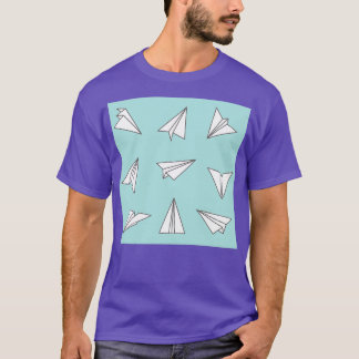 Paper Planes Pattern Print T-Shirt